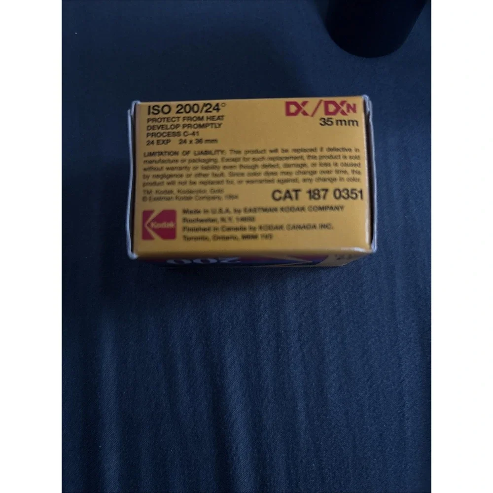 Kodak Gold 6 200 Speed 35mm Color Print Film 24 Expired bundle